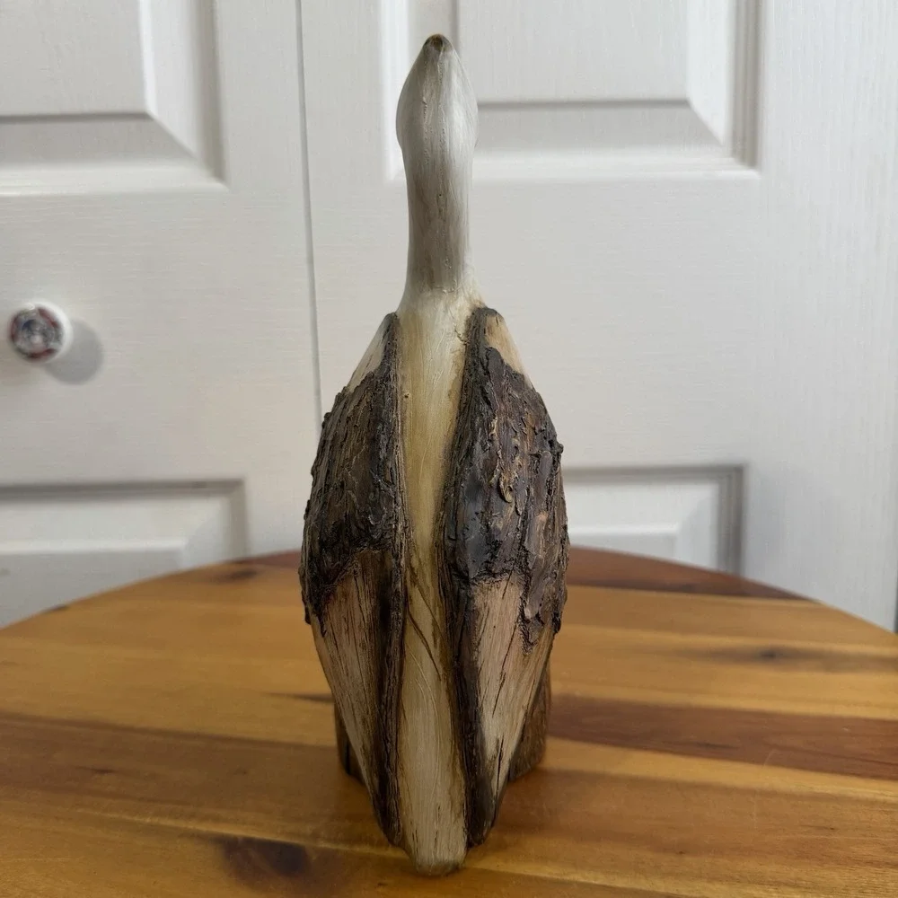 Tii Collections Resin Carved Pelican On Log Nautical Coastal Beach Figurine